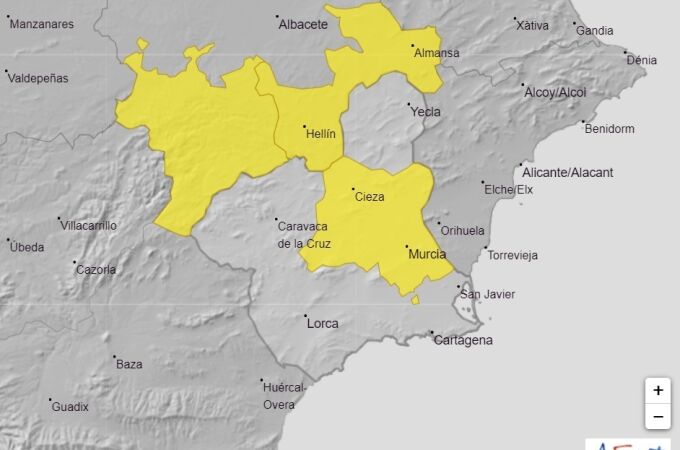 Meteorología activa el nivel amarillo por temperaturas que pueden alcanzar los 38º en la Vega del Segura