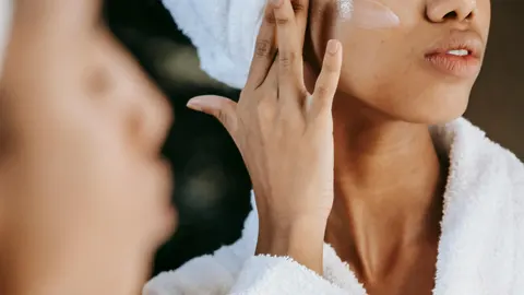 Rutina de belleza diaria.