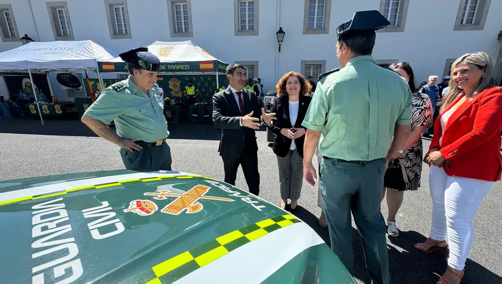 El delegado del Gobierno, Pedro Blanco, en el 65º aniversario del Sector de Tráfico de la Guardia Civil en Galicia