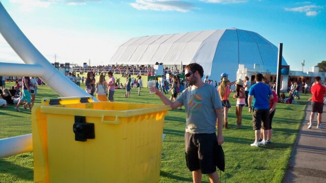 Ecoembes : reciclaje basura en Festivales
