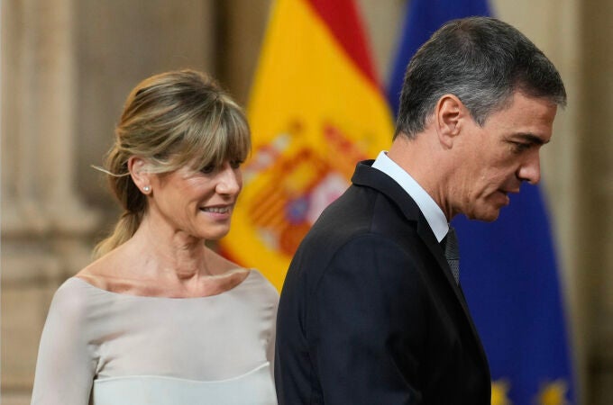 Begoña Gómez y Pedro Sánchez