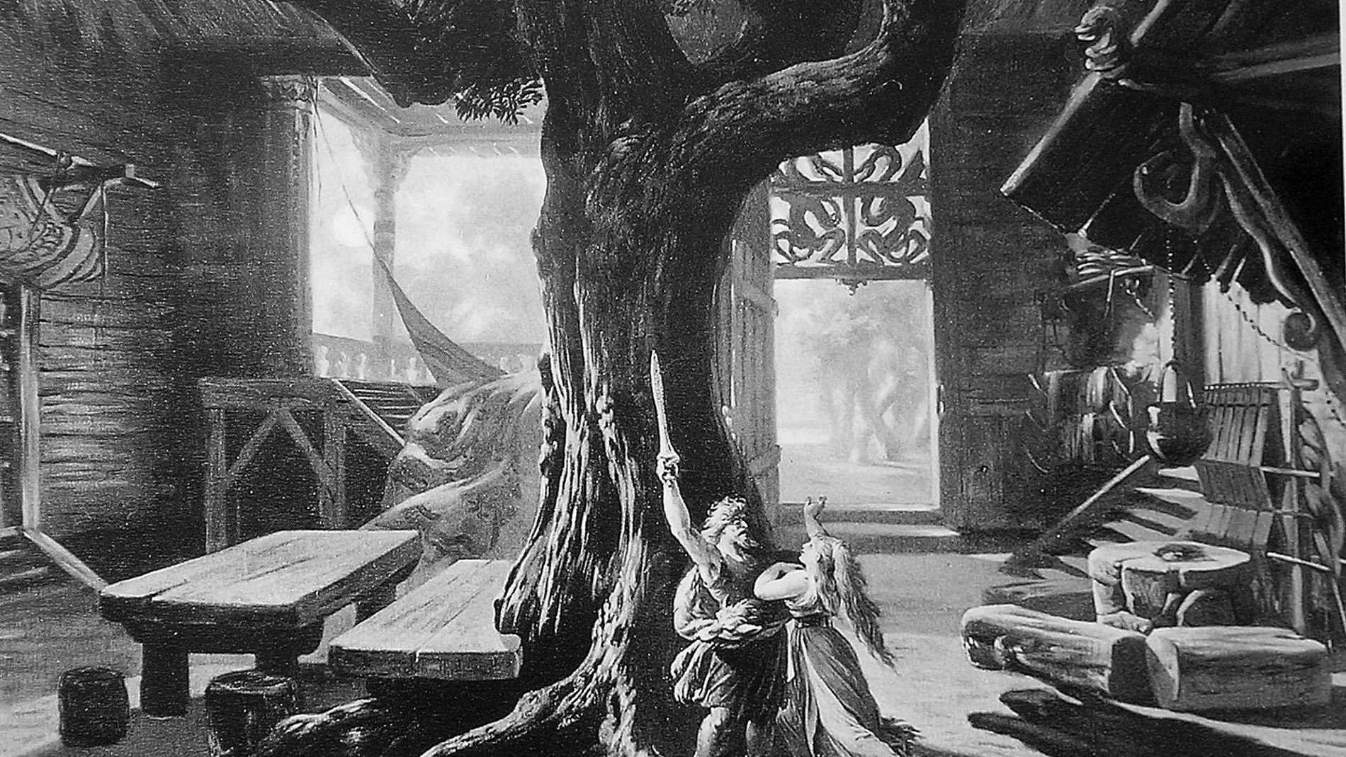 Final del acto I de «La Valquiria» de Wagner en la producción de 1876