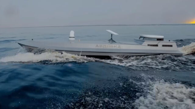 Ucrania mejora sus drones navales Sea Baby para atacar a Rusia en cualquier lugar del Mar Negro.