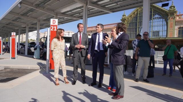 El delegado del Gobierno visitó la estación de Almería 