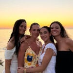Victoria Federica junto a sus amigas de vacaciones.