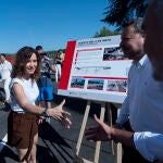  Ayuso inaugura los puentes reconstruidos tras la DANA en Aldea del Fresno