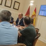 Junta de Gobierno de la Diputación de Segovia presidida por Miguel Ángel de Vicente