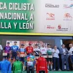 Podium de la Clásica Ciclista de Castilla y León