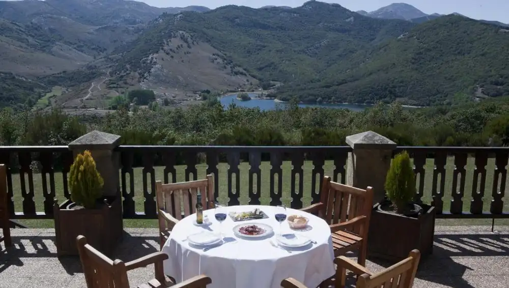 Vistas desde el Parador de Cervera de Pisuerga