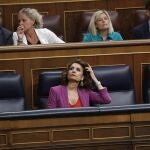 Pleno en el Congreso. Maria Jesús Montero. © Jesús G. Feria.