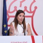 La portavoz del Consell, Ruth Merino