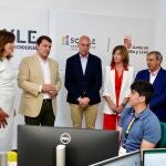 El presidente de la Junta de Castilla y León, Alfonso Fernández Mañueco, participa en el acto de presentación y puesta en marcha del supercomputador Caléndula