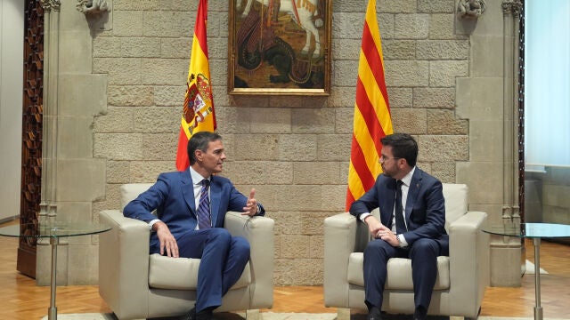 Sánchez se reúne con Aragonés para firmar el traspaso del Ingreso Mínimo Vital a Catalunya