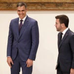 Pedro Sánchez se reúne con Pere Aragonès