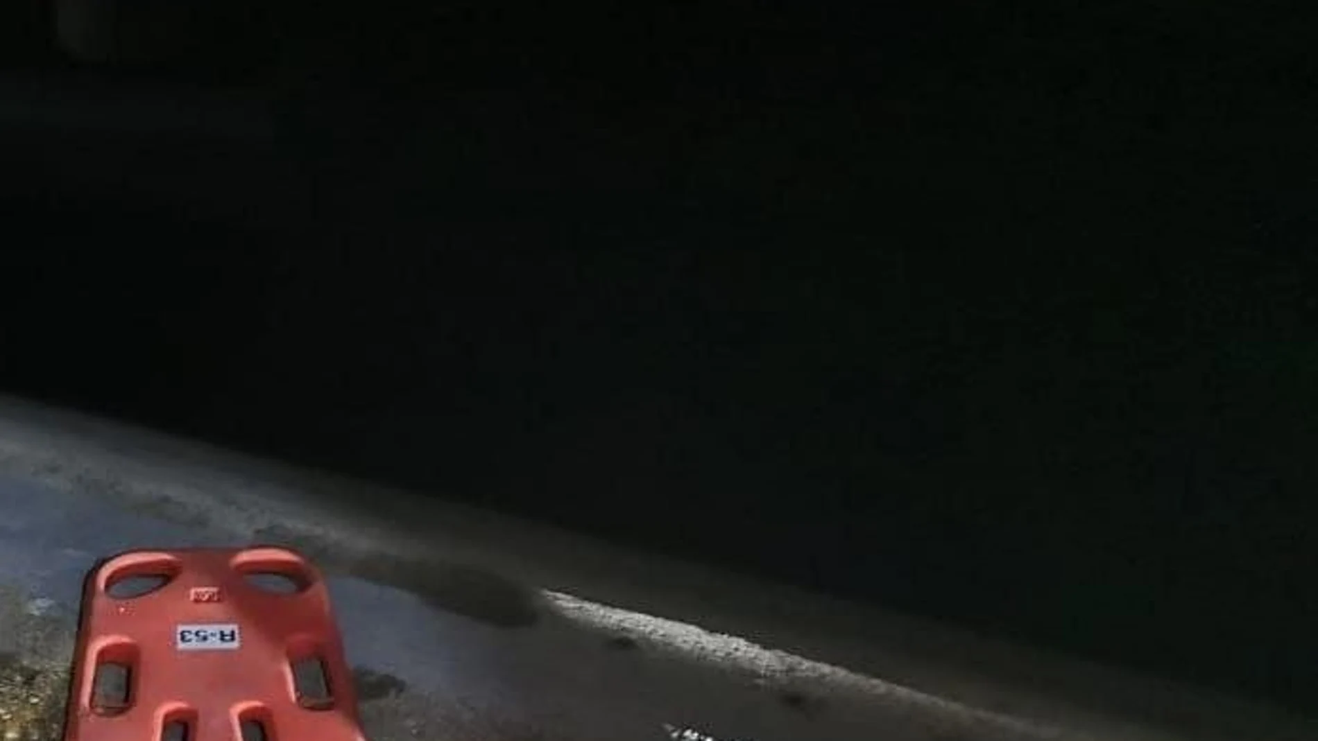 Imagen del rescate facilitada por los Bomberos de Murcia