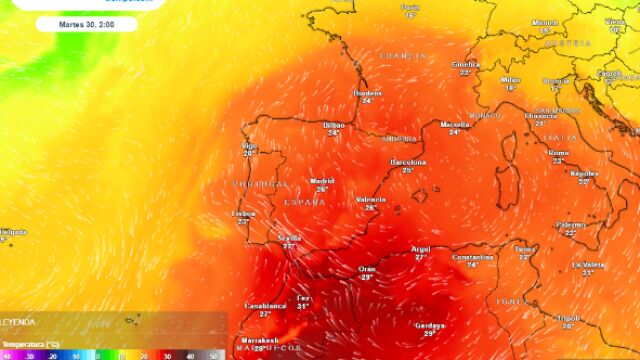 Los modelos de Meteored indican que la semana que viene volverá a haber una ola de calor africano