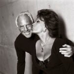 Armani y Sofia Loren