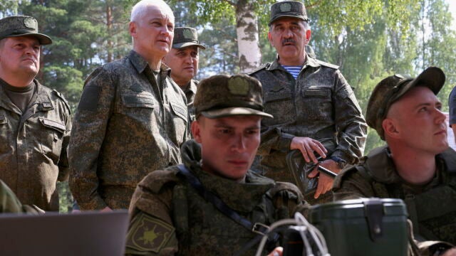 Russian Defense Minister Belousov inspects military training ground in St. Petersburg