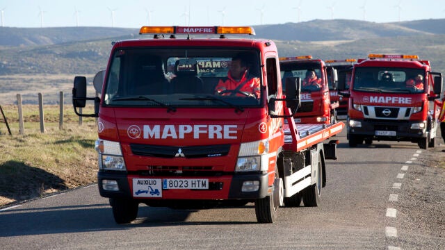 Más de 2.200 grúas y 50 vehículos taller garantizan la asistencia 24 horas de Mapfre