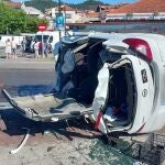 El fallecido era un joven marinero cangués que salía de la Plaza de Abastos a primera hora. 