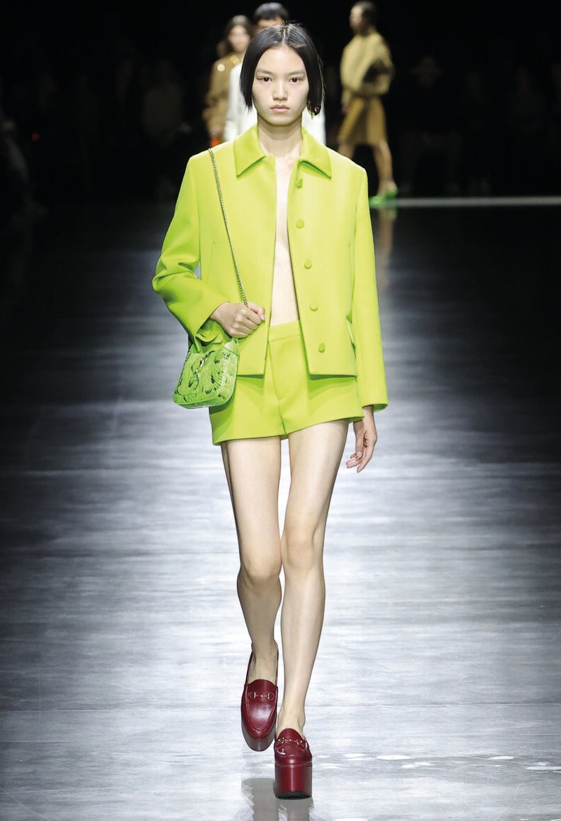 Look del desfile de Gucci P-V