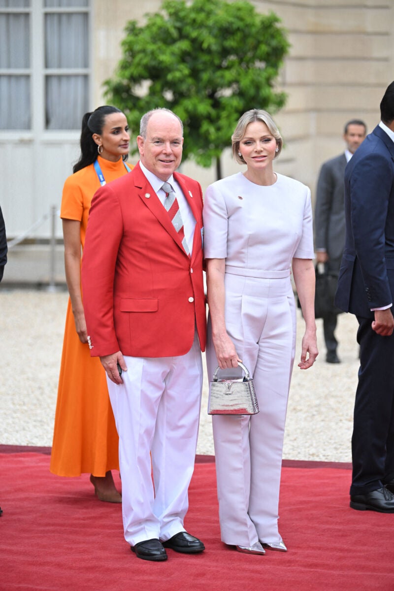 Alberto y Charlène.