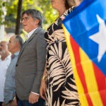 Acto de JxCat en el sur de Francia, en apoyo al expresidente de la Generalitat Carles Puigdemont