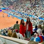 Leonor y Sofía en los Juegos Olímpicos. 