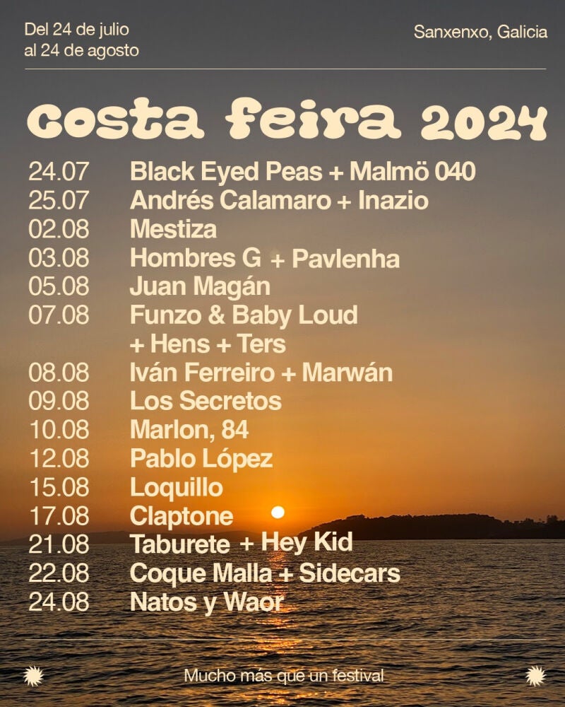 Cartel del festival 2024.