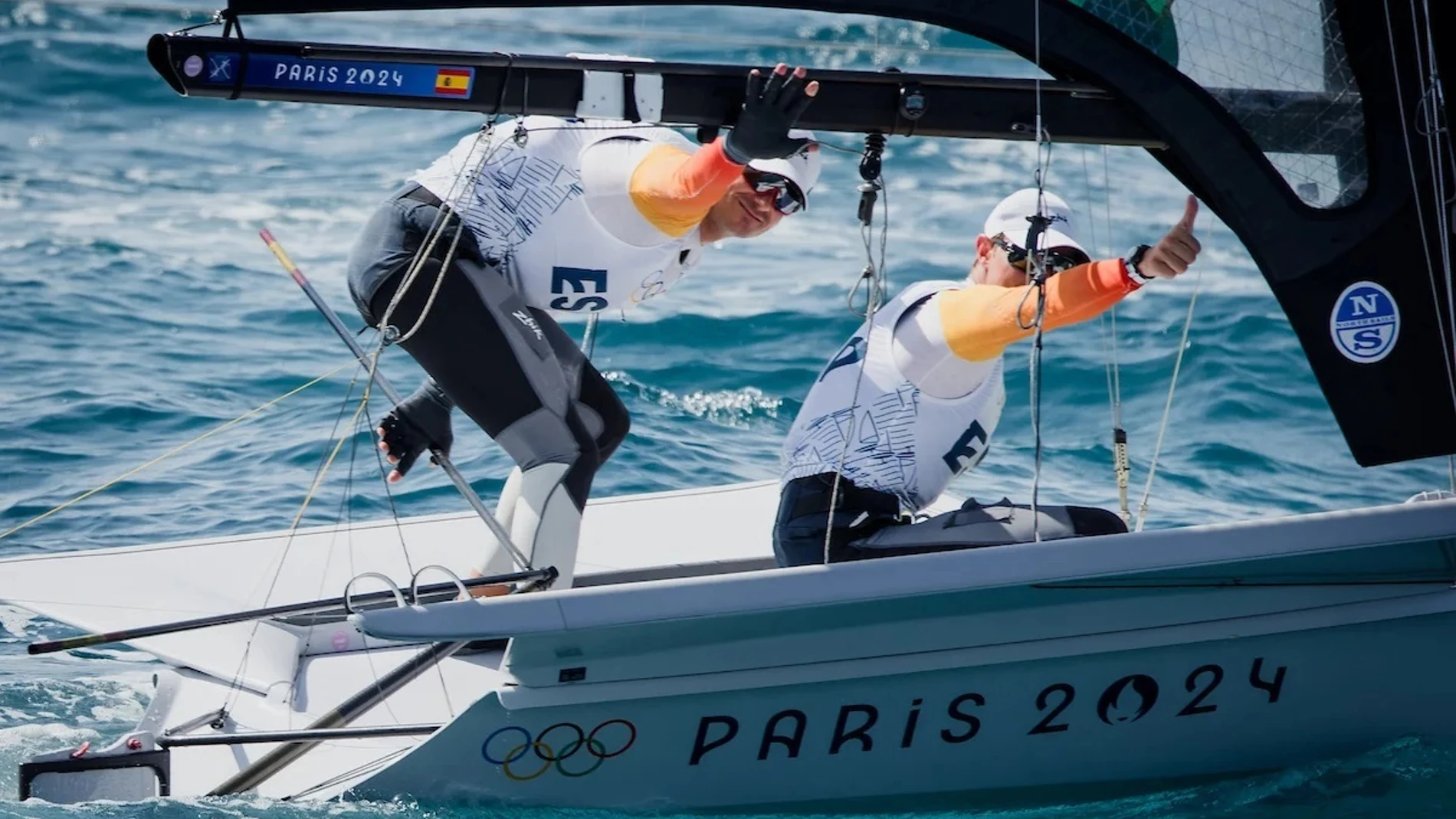 Diego Botín y Florian Trittel, campeones olímpicos en 49er