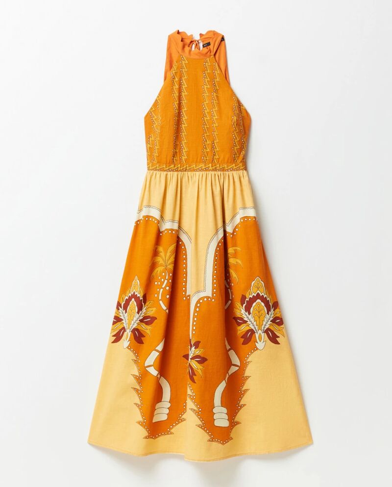 Vestido de colores vitamina.