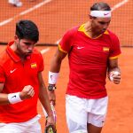 Nadal y Alcaraz en el dobles de los Juegos Olímpicos de París 2024.