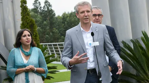 Rueda visitó esta mañana las instalaciones de la empresa D3 Applied Tech, en A Coruña.