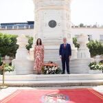 La alcaldesa de Almería, María del Mar Vázquez, y el ministro de Política Territorial, Ángel Víctor Torres