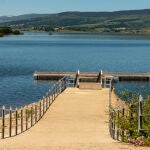 Imagen del embalse del Ebro en Arija (Burgos)