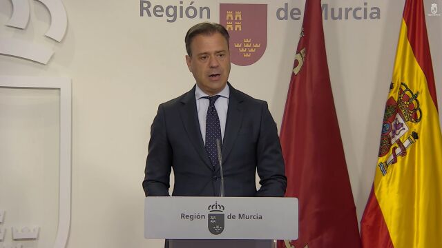 El portavoz del Gobierno de la Región de Murcia, Marcos Ortuño, tras la reunión del Consejo de Gobierno