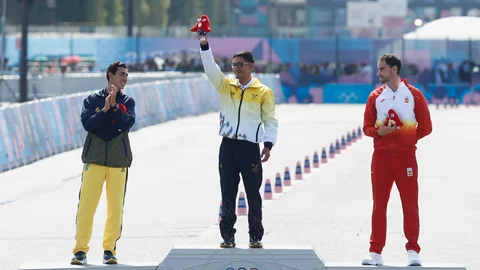 La forma en la que han celebrado el oro los atletas de marcha se hace viral en redes sociales