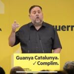 Junqueras celebra que la militancia de ERC haya avalado "un acuerdo histórico para CataluÑa"