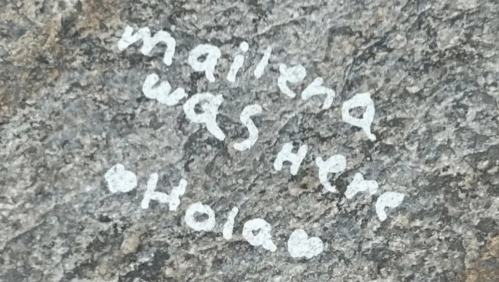 Última pintada aparecida en Santiago.