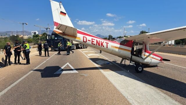 Castellón.- Sucesos.- Herido el piloto de una avioneta tras un aterrizaje de emergencia en Castellón