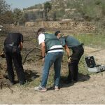 La Guardia Civil imputa el delito de incendio forestal a los dos operarios que, al parecer, originaron el de Benasau con una radial