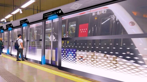 Madrid invierte en puertas de andén para la automatización de la L6 de Metro