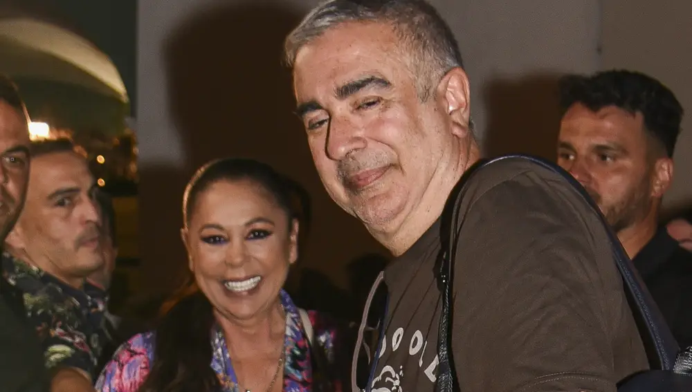 Isabel Pantoja junto a su hermano Agustín en una imagen de archivo