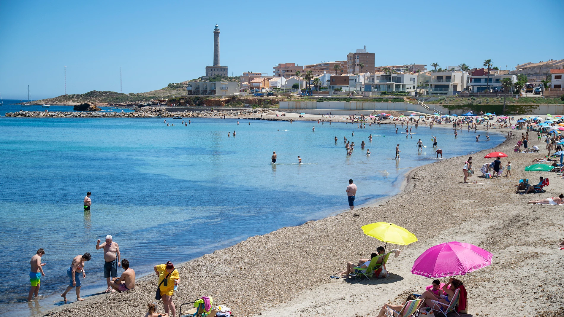 Herido grave al colisionar dos motos de agua en La Manga del Mar Menor (Cartagena)