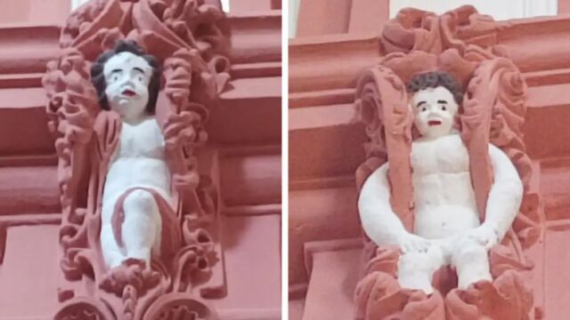 Los angelotes de la discordia en Soria de la ermita del Mirón