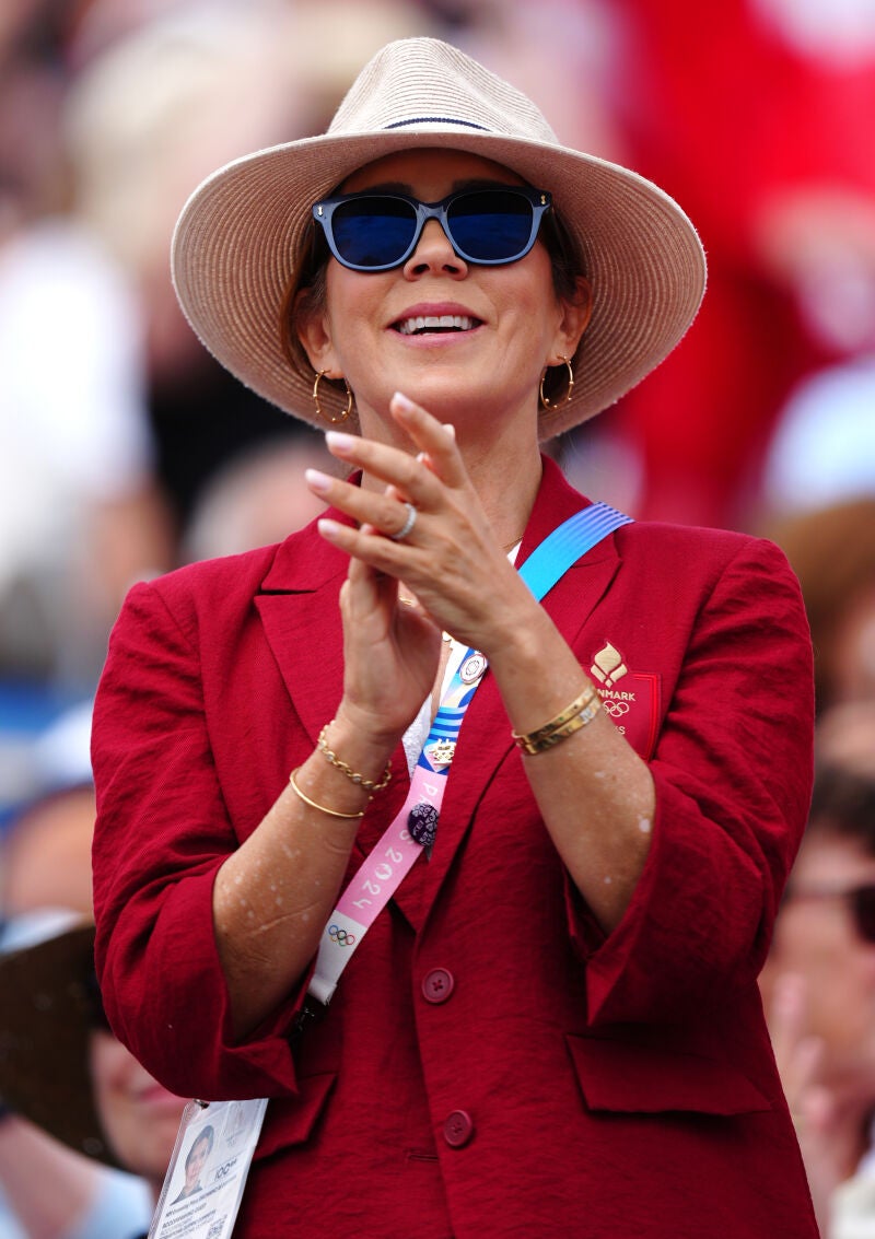 Mary de Dinamarca en los Juegos Olímpicos de París.