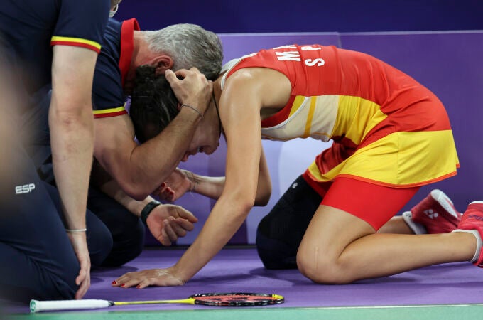 La deportista española Carolina Marín se ha lesionado los ligamentos de la rodilla en varias ocasiones