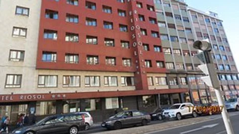 Exterior del hotel Riosol de León donde se ha producido el suceso