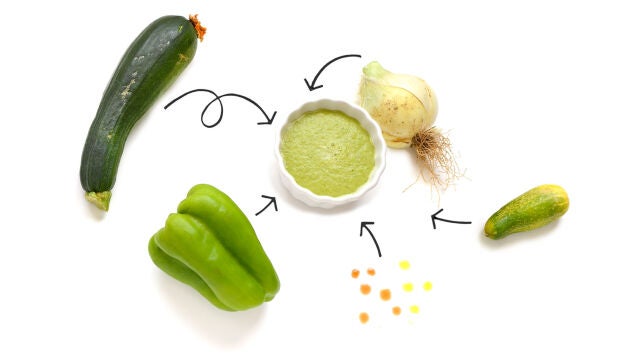 Gazpacho verde con calabacín