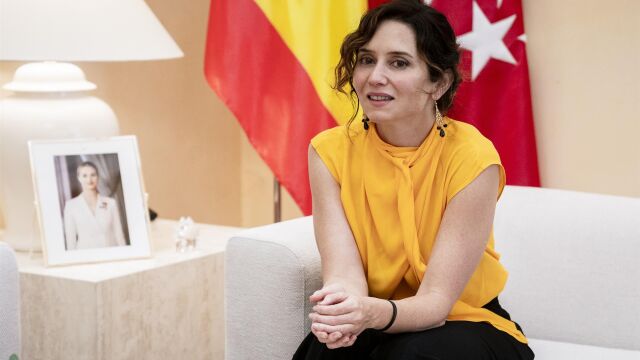 La presidenta madrileña Isabel Díaz Ayuso